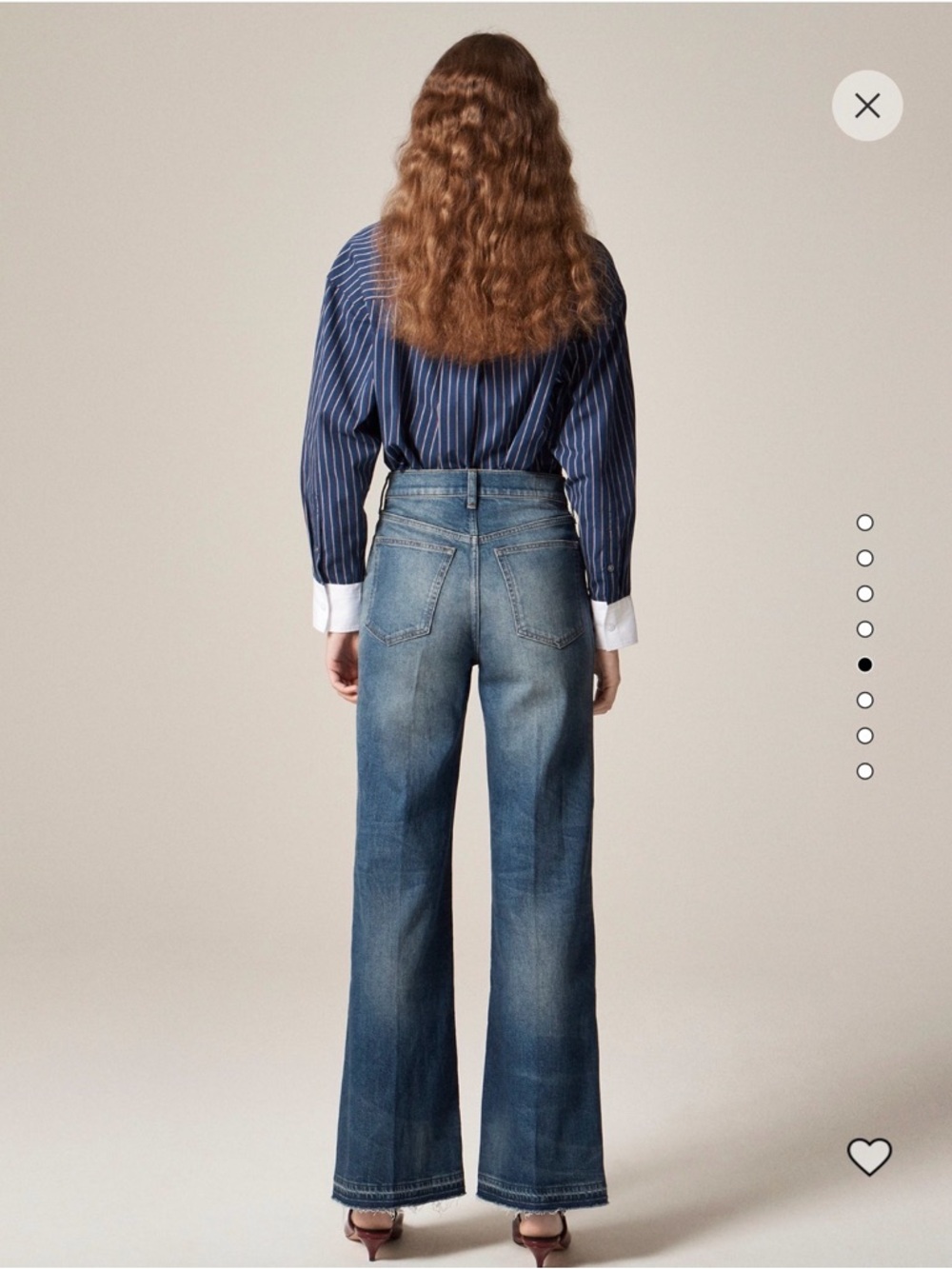 NWT J. Crew denim trouser jean Kate wash blue 28 - Picture 5 of 12